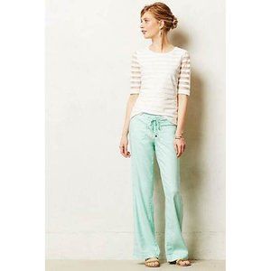 LEVEL 99 Anthropologie LANA Pants TROUSERS Wide Leg 4-POCKET Drawstring 31